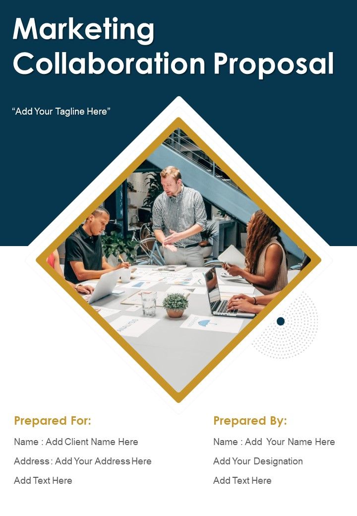 Marketing Collaboration Proposal Example Document Report Doc Pdf Ppt Slide01