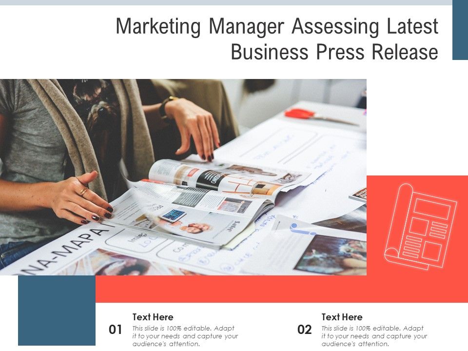 Marketing_Manager_Assessing_Latest_Business_Press_Release_Ppt_PowerPoint_Presentation_Outline_Elements_PDF_Slide_1.jpg