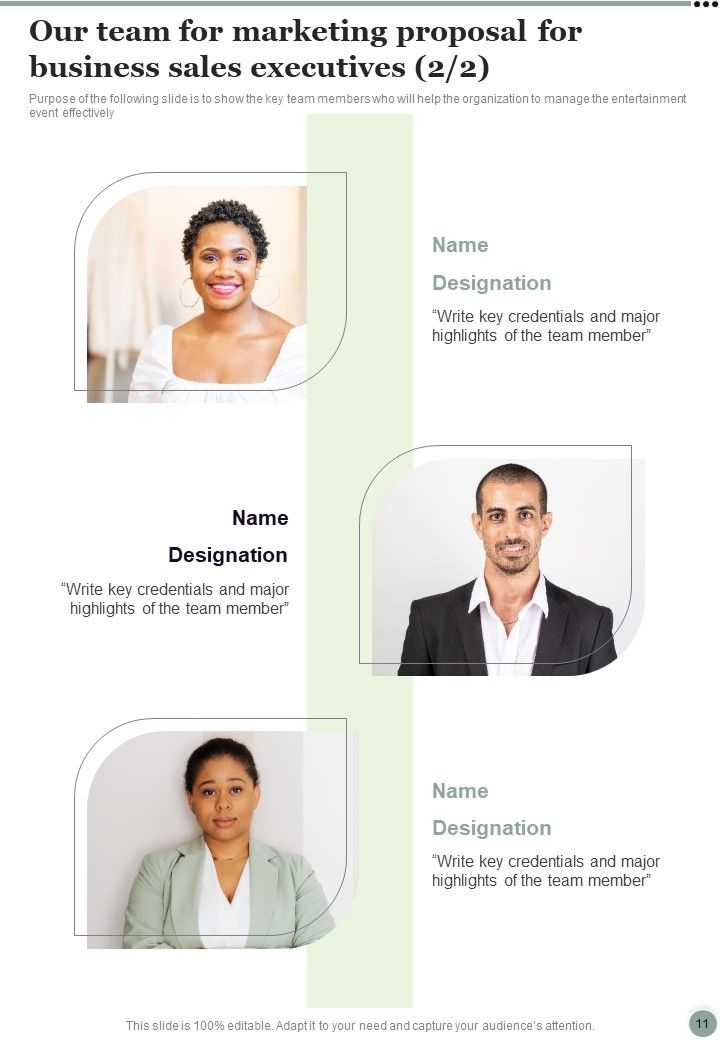 Marketing Proposal For Business Sales Executives Example Document Report Doc Pdf Ppt