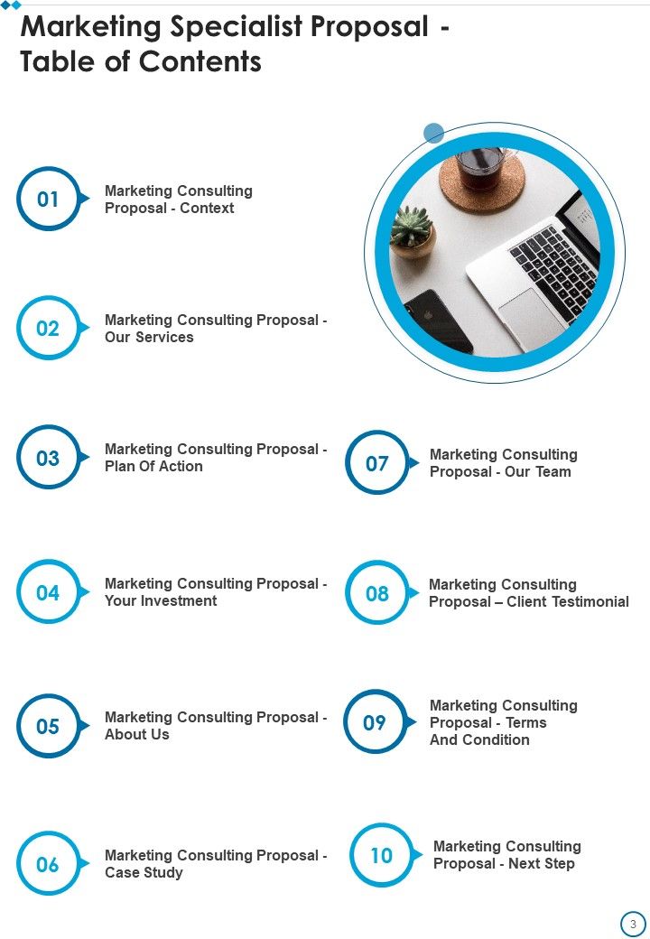 Marketing Specialist Proposal Example Document Report Doc Pdf Ppt