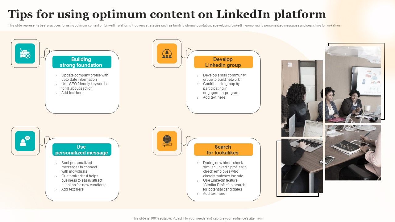 Marketing_Strategy_For_A_Recruitment_Company_Tips_For_Using_Optimum_Content_On_Linkedin_Platform_Clipart_PDF_Slide_1.jpg