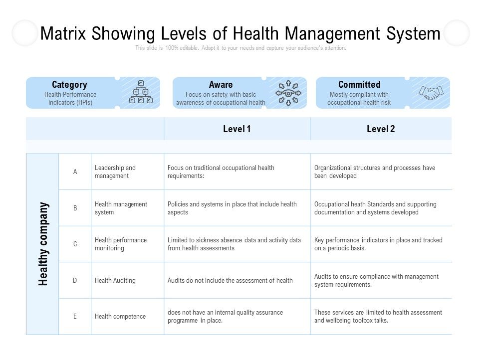 Matrix_Showing_Levels_Of_Health_Management_System_Ppt_PowerPoint_Presentation_Infographics_Files_Slide_1.jpg