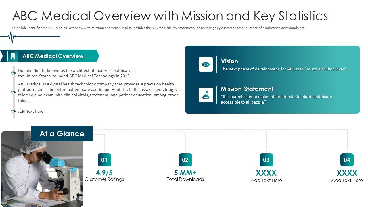 Medical_Care_ABC_Medical_Overview_With_Mission_And_Key_Statistics_Background_PDF_Slide_1.jpg