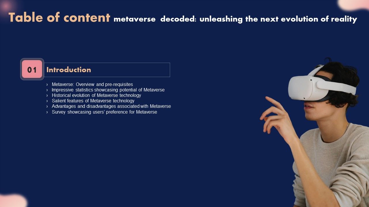 Metaverse_Decoded_Unleashing_The_Next_Evolution_Of_Reality_Table_Of_Content_Elements_PDF_Slide_1.jpg