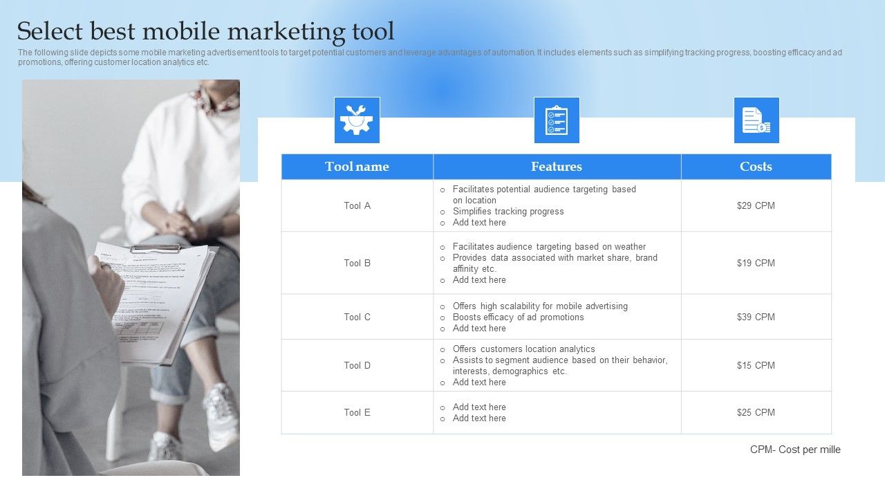 Mobile_Promotion_Strategic_Guide_For_Micro_Businesses_Select_Best_Mobile_Marketing_Tool_Template_PDF_Slide_1.jpg