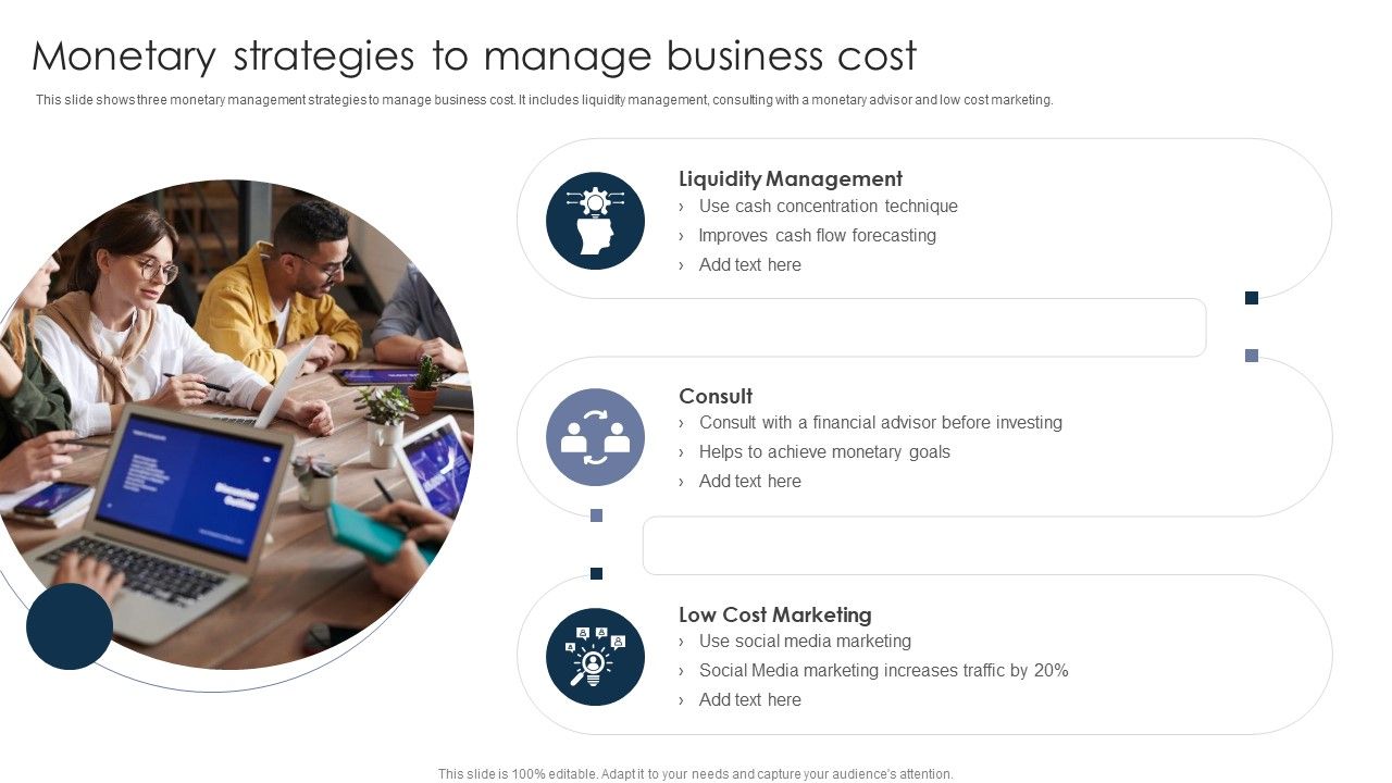 Monetary_Strategies_To_Manage_Business_Cost_Demonstration_PDF_Slide_1.jpg
