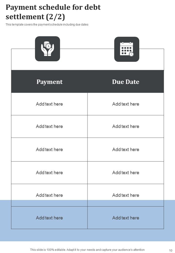 Moneylenders To Consider Loan Settlement Example Document Report Doc Pdf Ppt