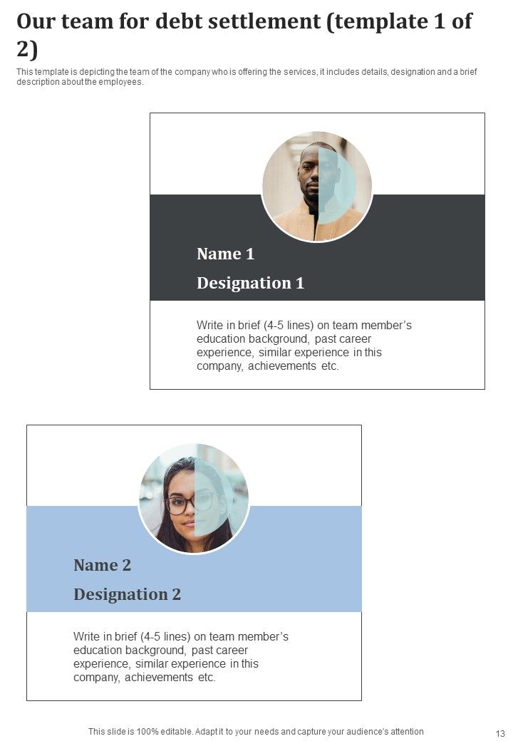 Moneylenders To Consider Loan Settlement Example Document Report Doc Pdf Ppt