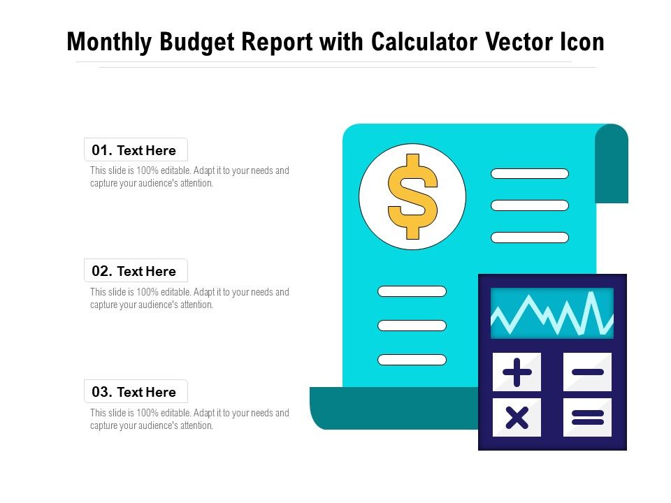 Monthly_Budget_Report_With_Calculator_Vector_Icon_Ppt_PowerPoint_Presentation_Model_Information_PDF_Slide_1.jpg