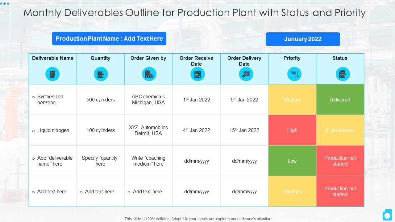 Monthly_Deliverables_Outline_For_Production_Plant_With_Status_And_Priority_Background_PDF_Slide_1.jpg