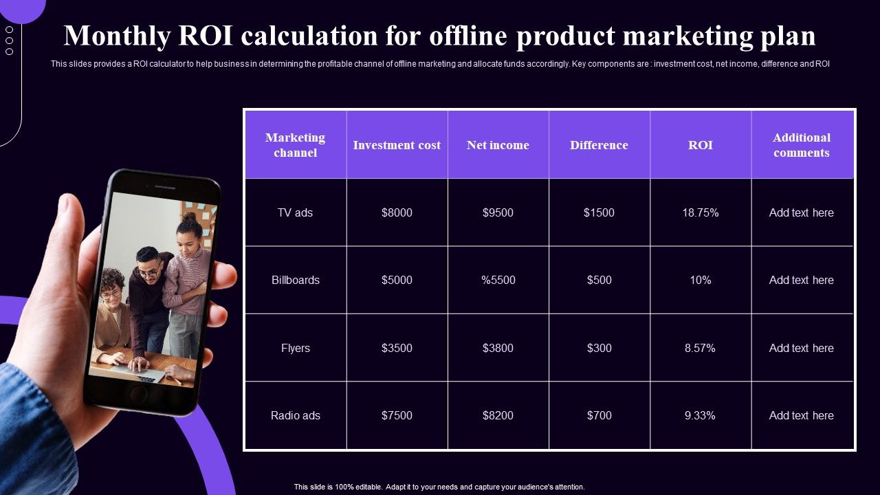Monthly_ROI_Calculation_For_Offline_Product_Marketing_Plan_Graphics_PDF_Slide_1.jpg