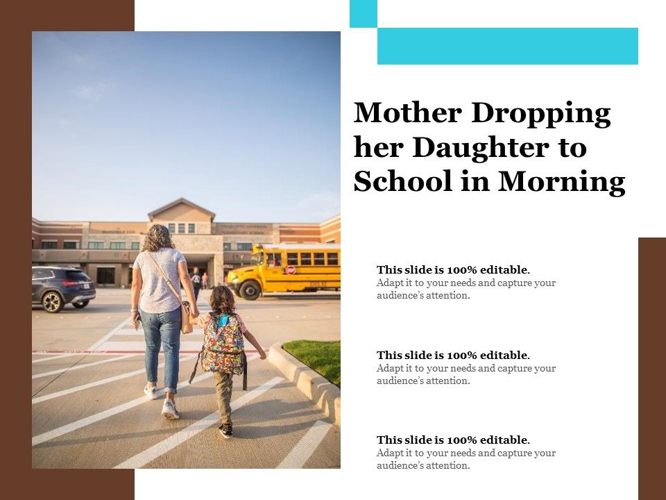 Mother_Dropping_Her_Daughter_To_School_In_Morning_Ppt_PowerPoint_Presentation_Slides_Show_PDF_Slide_1.jpg