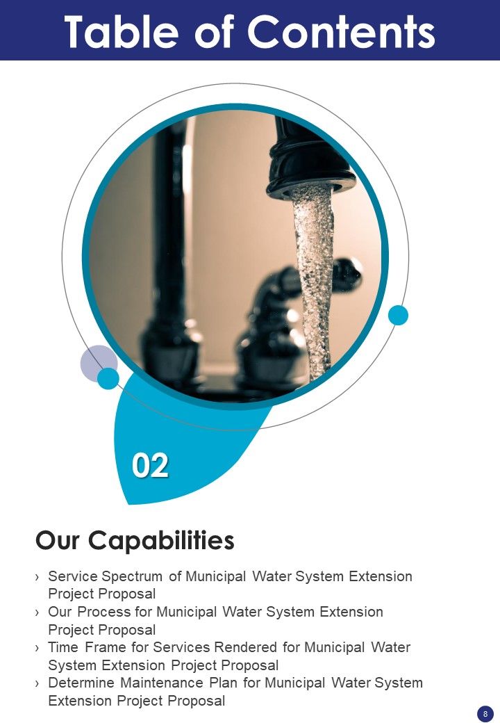 Municipal Water System Extension Project Proposal Example Document Report Doc Pdf Ppt