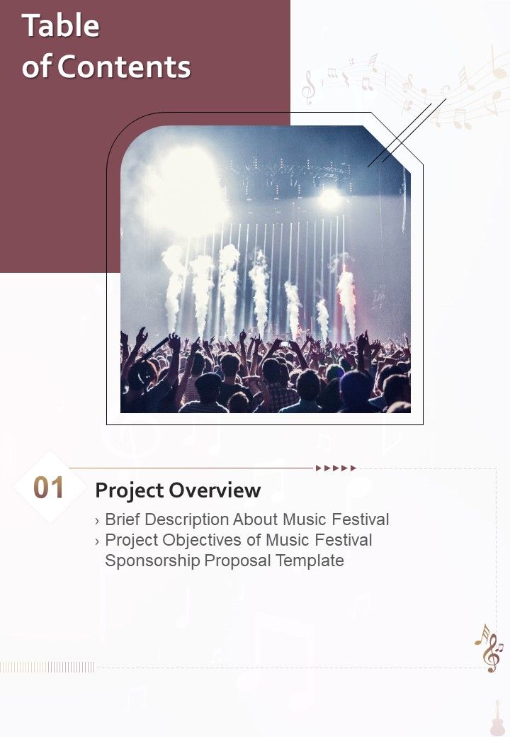 Music Carnival Financing Proposal Template Example Document Report Doc Pdf Ppt