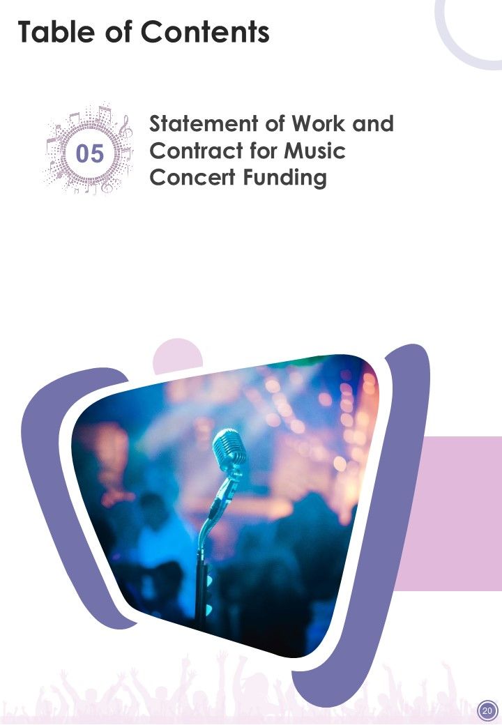 Music Concert Funding Proposal Example Document Report Doc Pdf Ppt