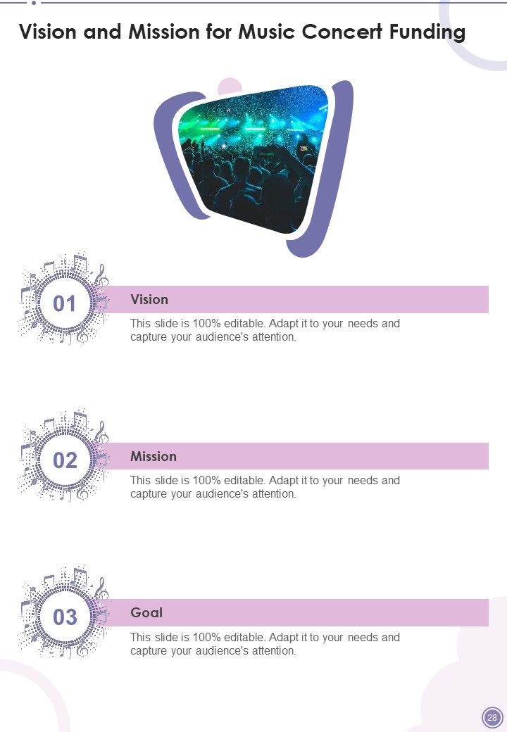 Music Concert Funding Proposal Example Document Report Doc Pdf Ppt
