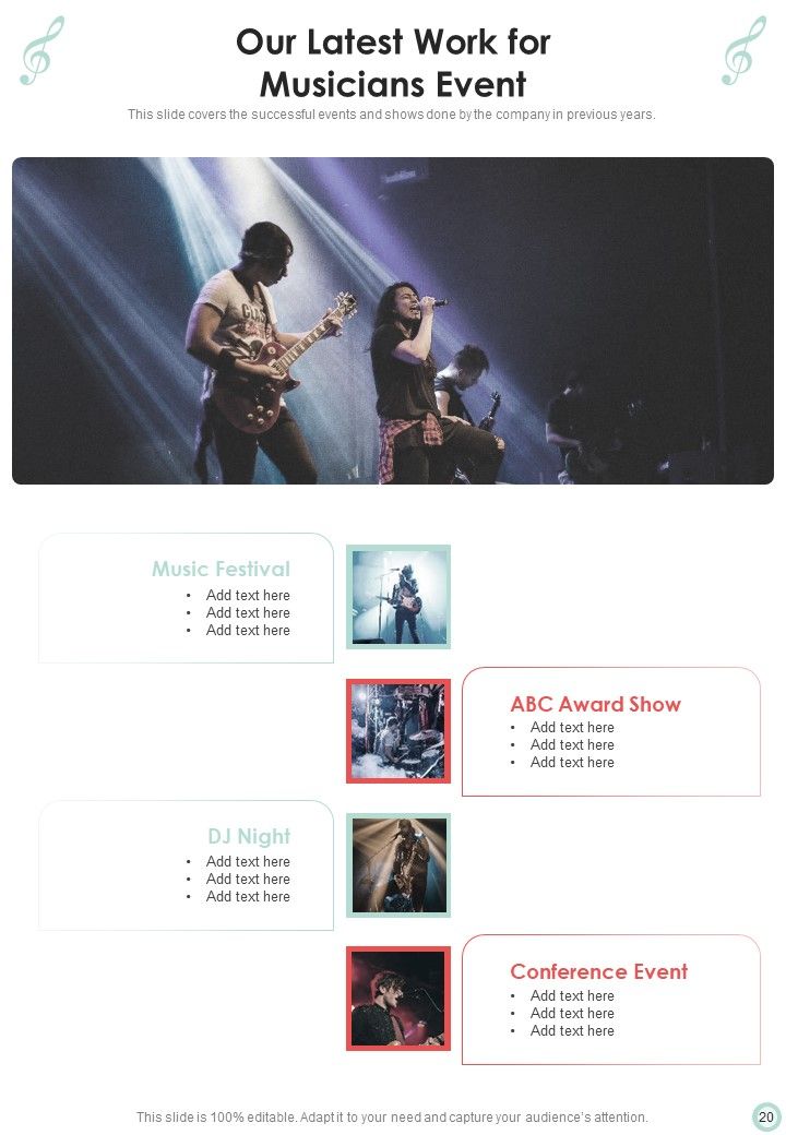 Musicians Function Proposal Example Document Report Doc Pdf Ppt