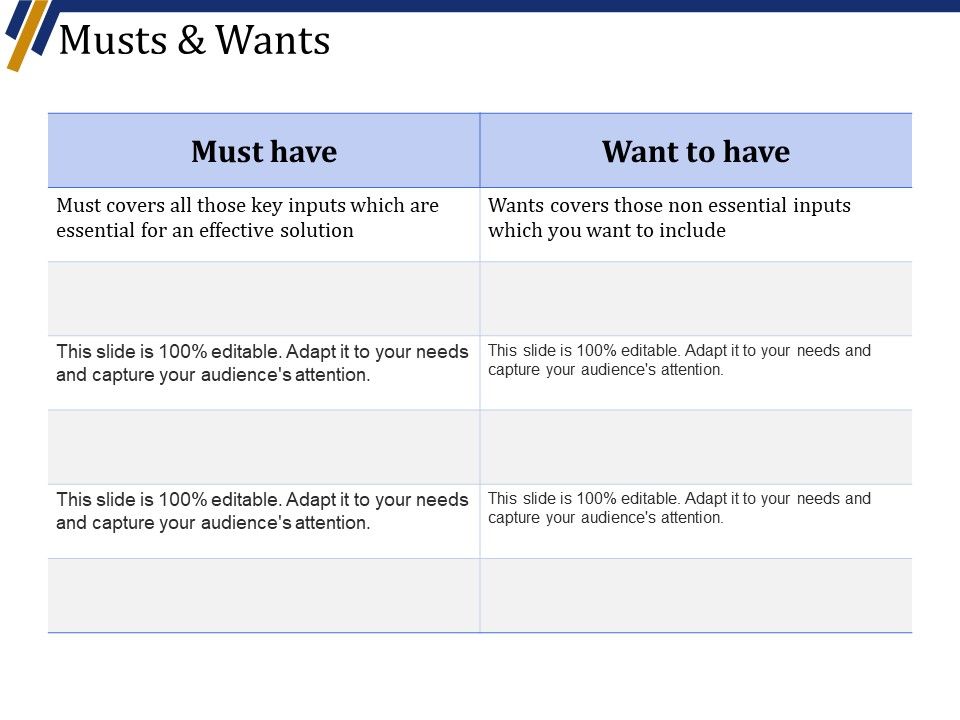 Musts_And_Wants_Ppt_PowerPoint_Presentation_Model_Layouts_Slide_1.jpg
