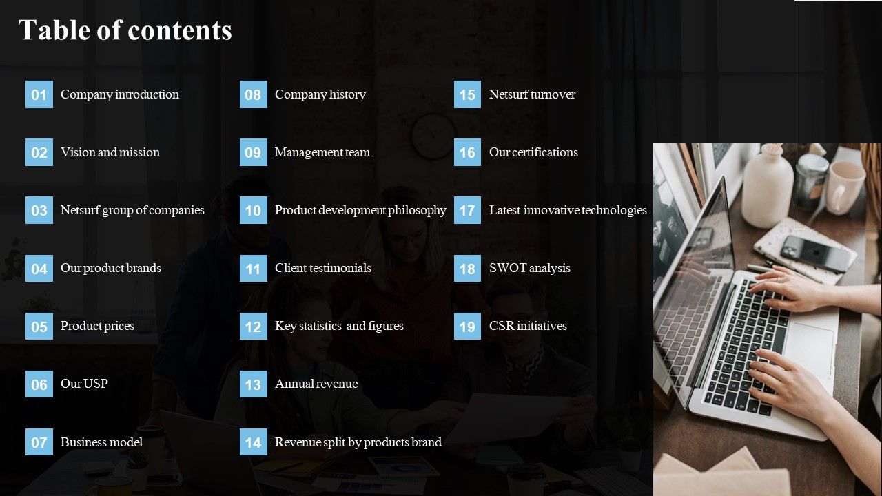 Network_Marketing_Company_Profile_Table_Of_Contents_Demonstration_PDF_Slide_1.jpg