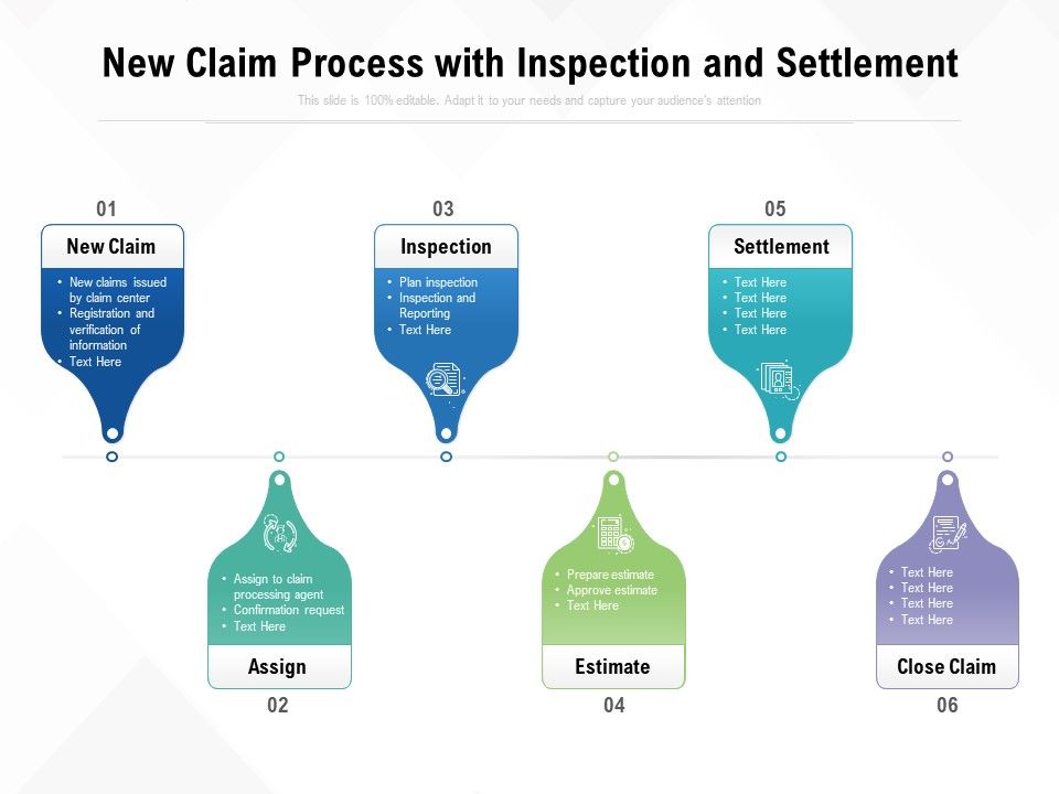 New_Claim_Process_With_Inspection_And_Settlement_Ppt_PowerPoint_Presentation_Portfolio_Slide_Slide_1.jpg
