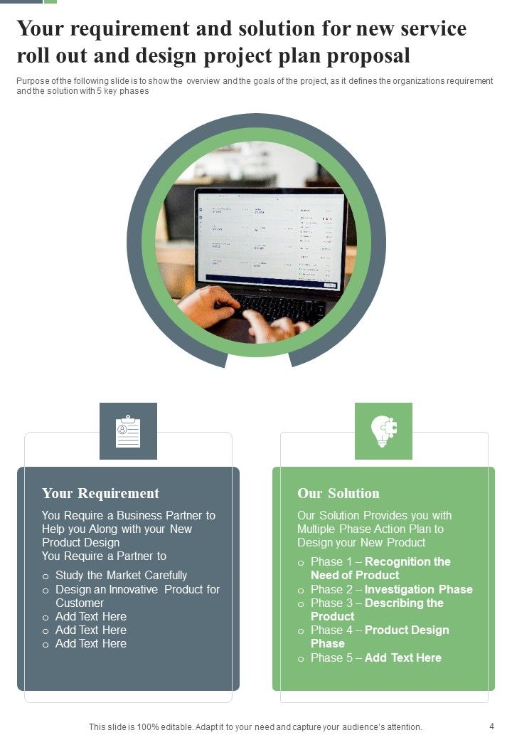 New Service Roll Out And Design Project Plan Proposal Example Document Report Doc Pdf Ppt