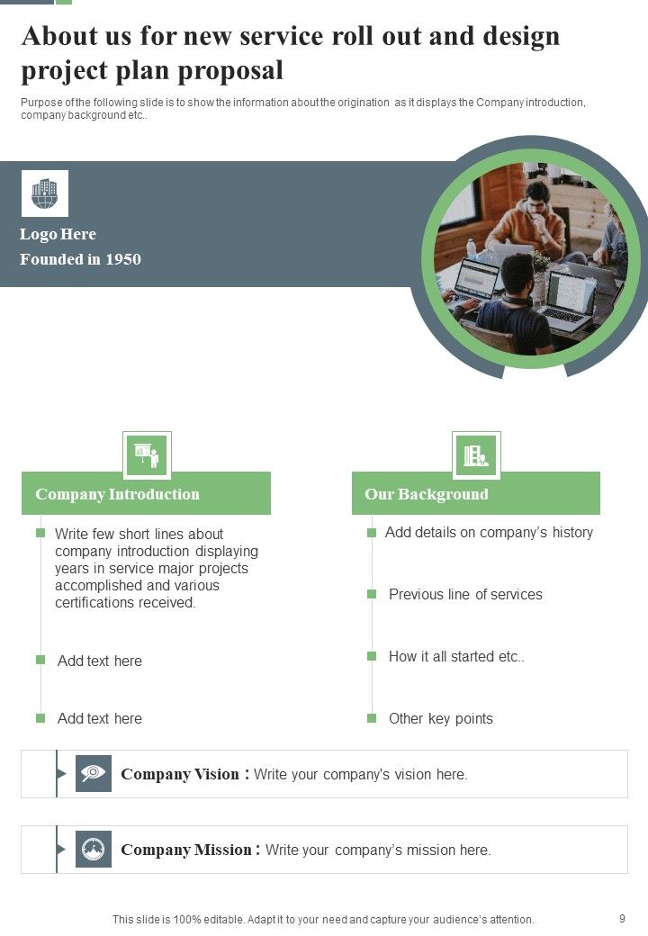 New Service Roll Out And Design Project Plan Proposal Example Document Report Doc Pdf Ppt