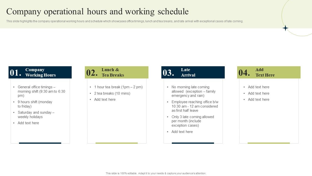 New_Staff_Onboarding_Program_Company_Operational_Hours_And_Working_Schedule_Rules_PDF_Slide_1.jpg