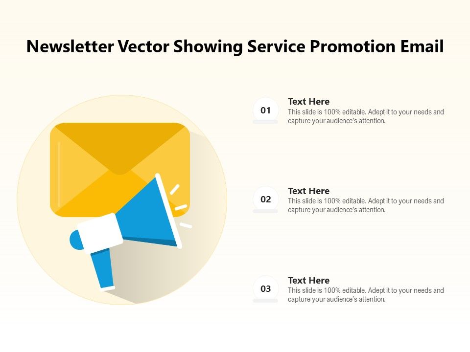 Newsletter_Vector_Showing_Service_Promotion_Email_Ppt_PowerPoint_Presentation_File_Introduction_PDF_Slide_1.jpg