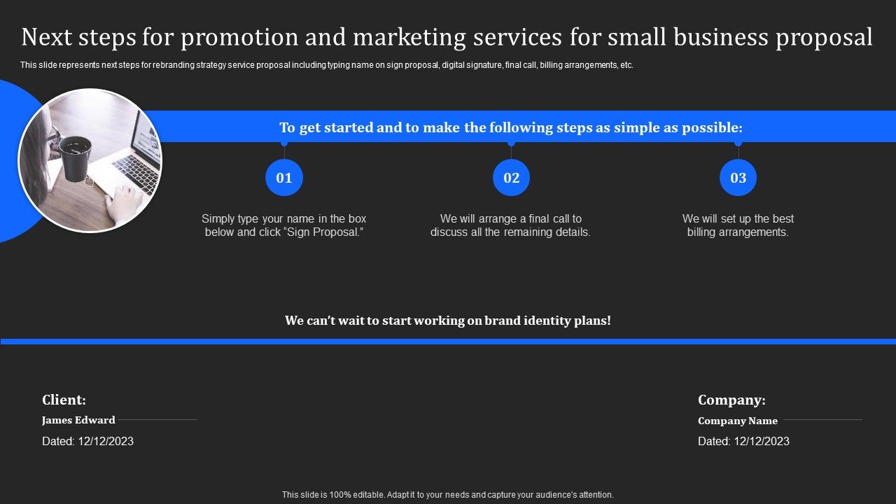 Next_Steps_For_Promotion_And_Marketing_Services_For_Small_Business_Proposal_Microsoft_PDF_Slide_1.jpg