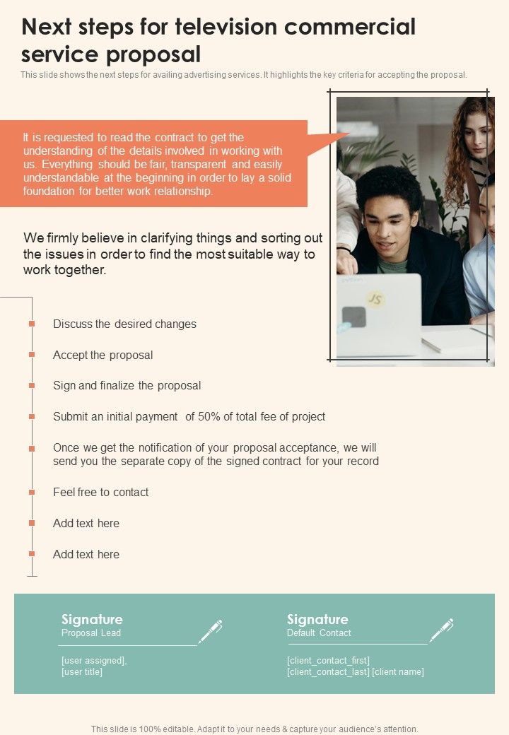 Next_Steps_For_Television_Commercial_Service_Proposal_One_Pager_Sample_Example_Document_Slide_1.jpg