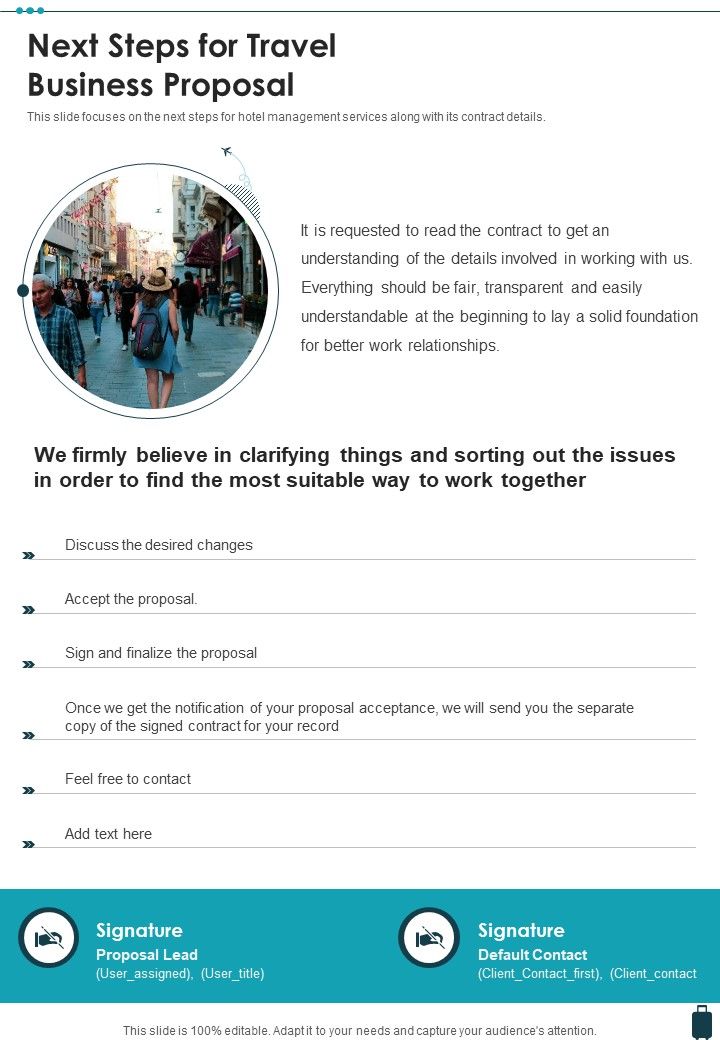 Next_Steps_For_Travel_Business_Proposal_One_Pager_Sample_Example_Document_Slide_1.jpg
