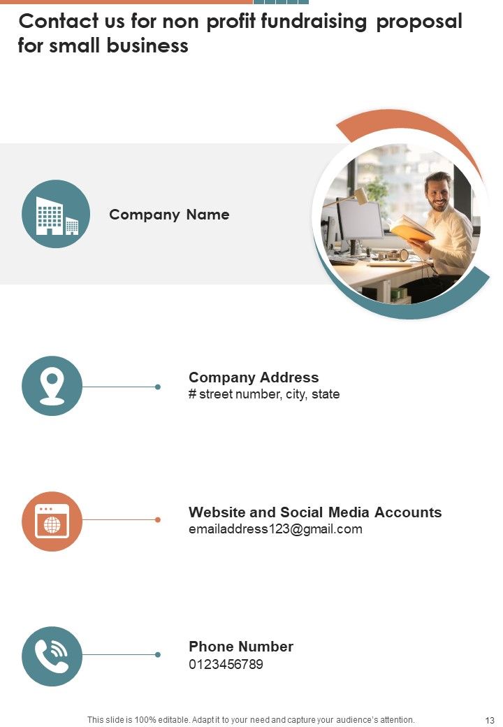 Non Profit Fundraising Proposal For Small Business Example Document Report Doc Pdf Ppt