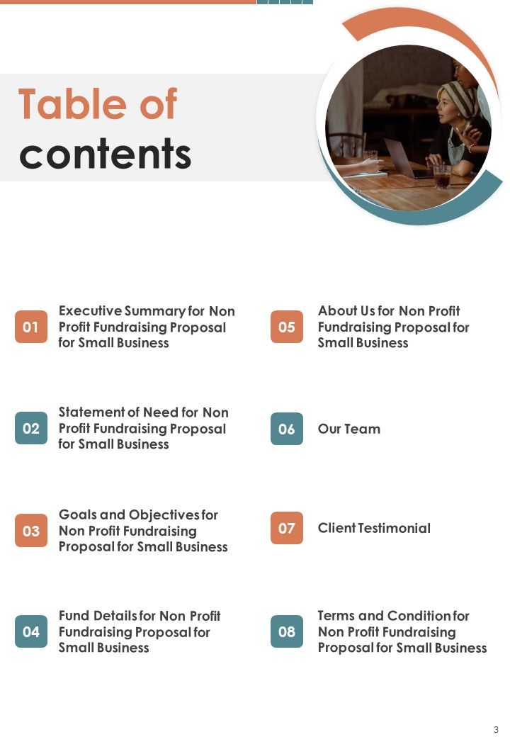 Non Profit Fundraising Proposal For Small Business Example Document Report Doc Pdf Ppt