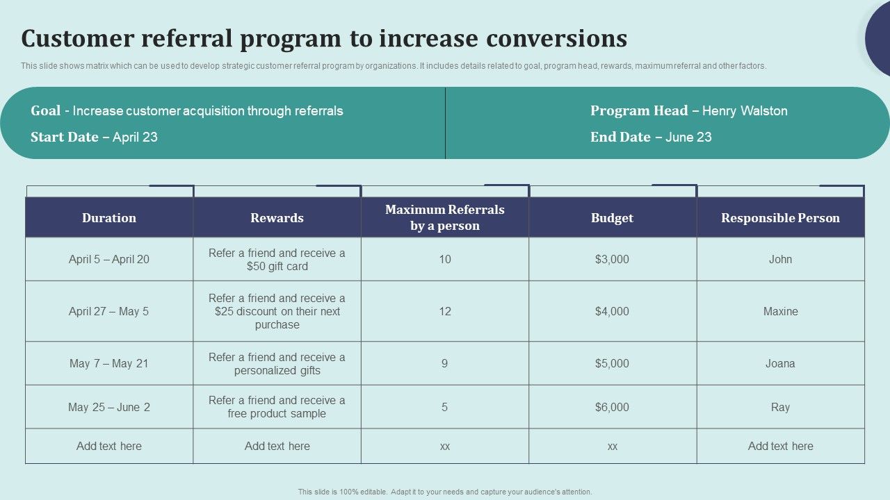 Offline_Marketing_Techniques_To_Elevate_Brand_Visibility_Customer_Referral_Program_Template_PDF_Slide_1.jpg