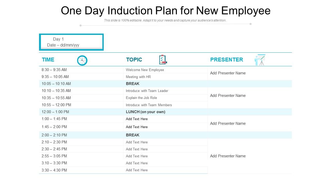 One_Day_Induction_Plan_For_New_Employee_Ppt_Ideas_Slideshow_PDF_Slide_1.jpg