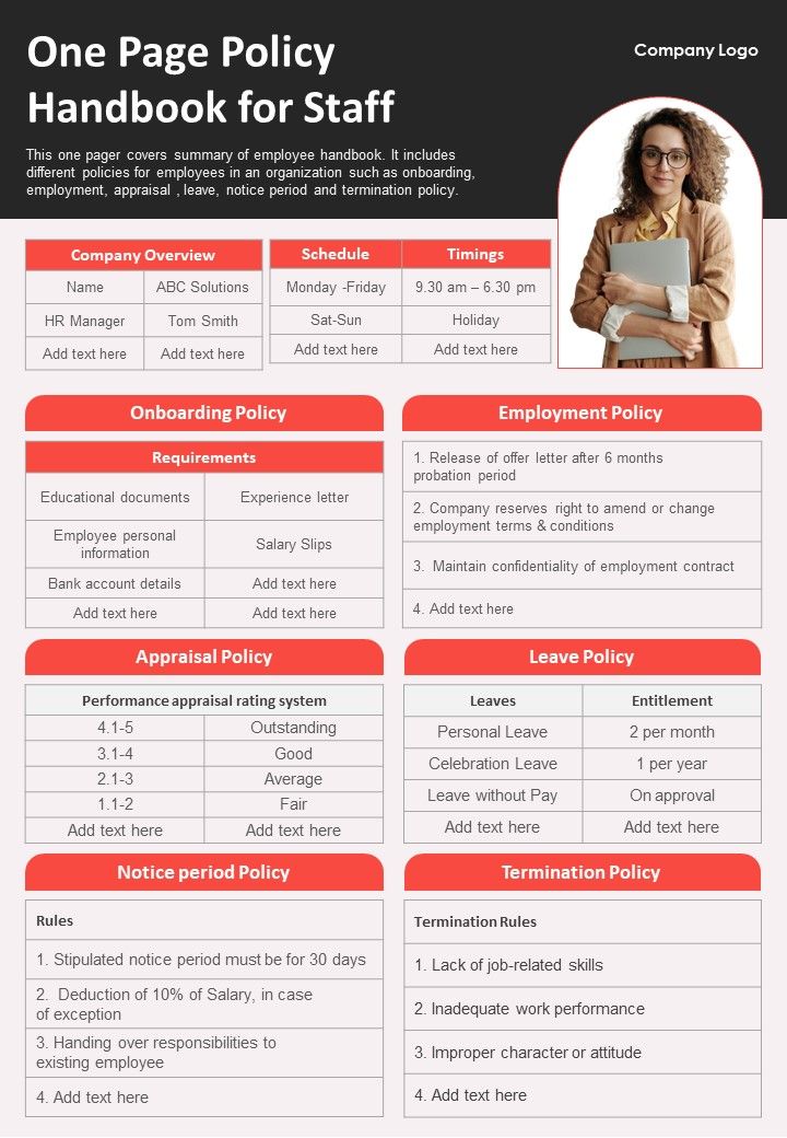 One_Page_Policy_Handbook_For_Staff_PDF_Document_PPT_Template_Slide_1.jpg