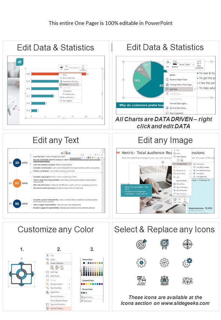 One Page Product Selection Guidance Document PDF Document PPT Template