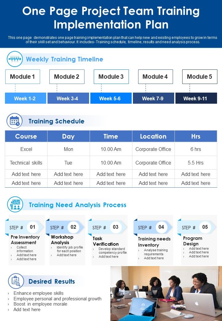 One_Page_Project_Team_Training_Implementation_Plan_PDF_Document_PPT_Template_Slide_1.jpg
