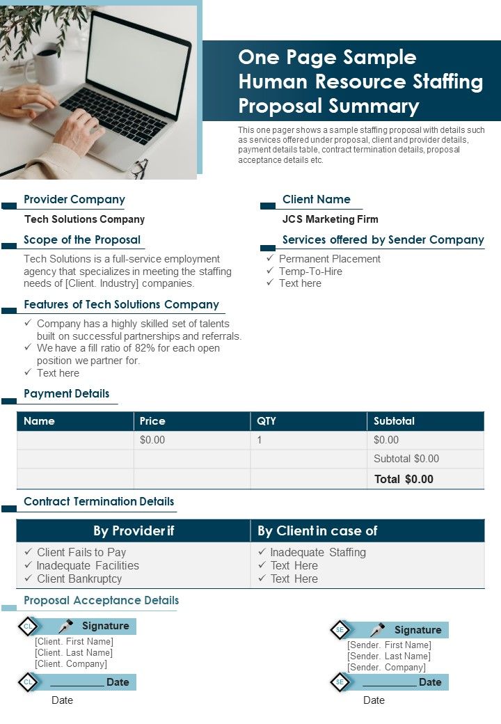 One_Page_Sample_Human_Resource_Staffing_Proposal_Summary_PDF_Document_PPT_Template_Slide_1.jpg