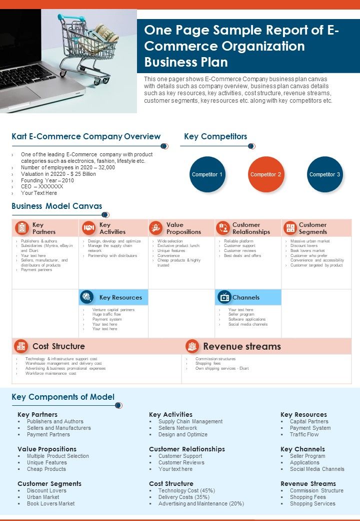 One_Page_Sample_Report_Of_E_Commerce_Organization_Business_Plan_PDF_Document_PPT_Template_Slide_1.jpg