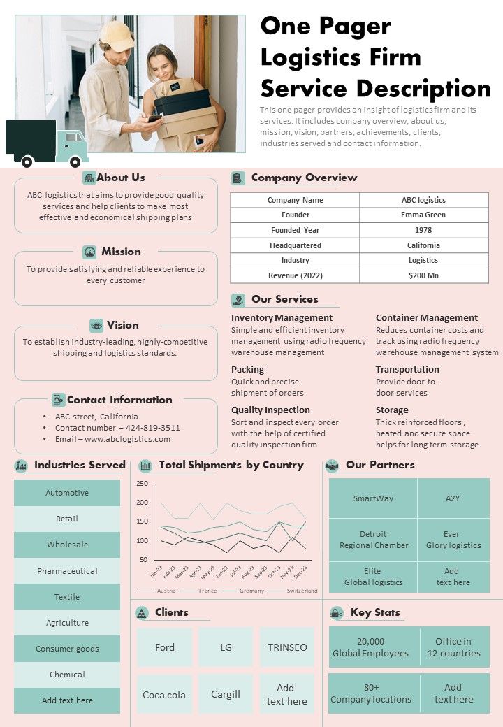 One_Page_Service_Description_For_Freight_Company_PDF_Document_PPT_Template_Slide_1.jpg