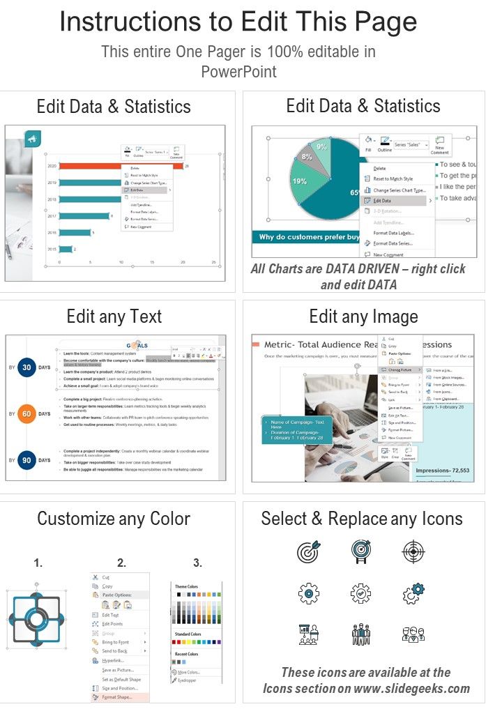 One Pager Corporate Agency Newsletter PDF Document PPT Template