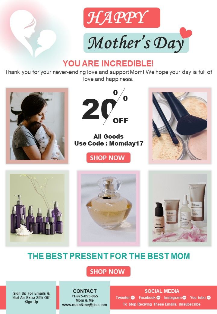 One_Pager_Email_Newsletter_For_Motherhood_Celebration_PDF_Document_PPT_Template_Slide_1.jpg