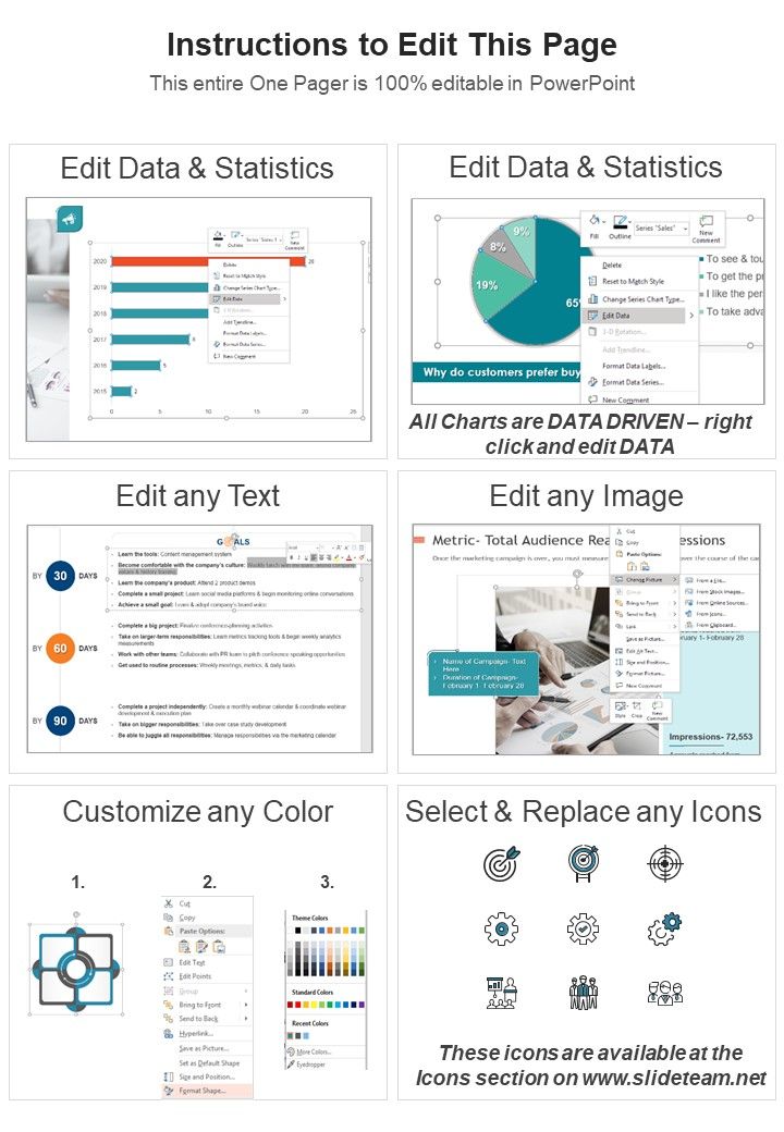 One Pager Example Software Program Information Sheet PDF Document PPT Template