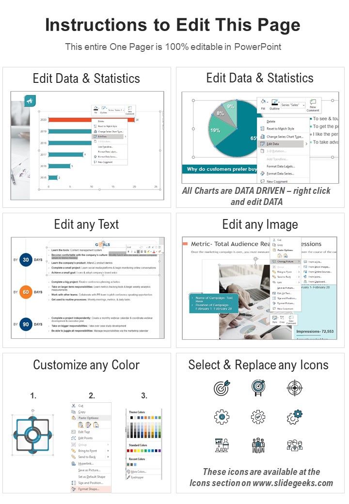 One Pager Marketing Conference Agenda PDF Document PPT Template