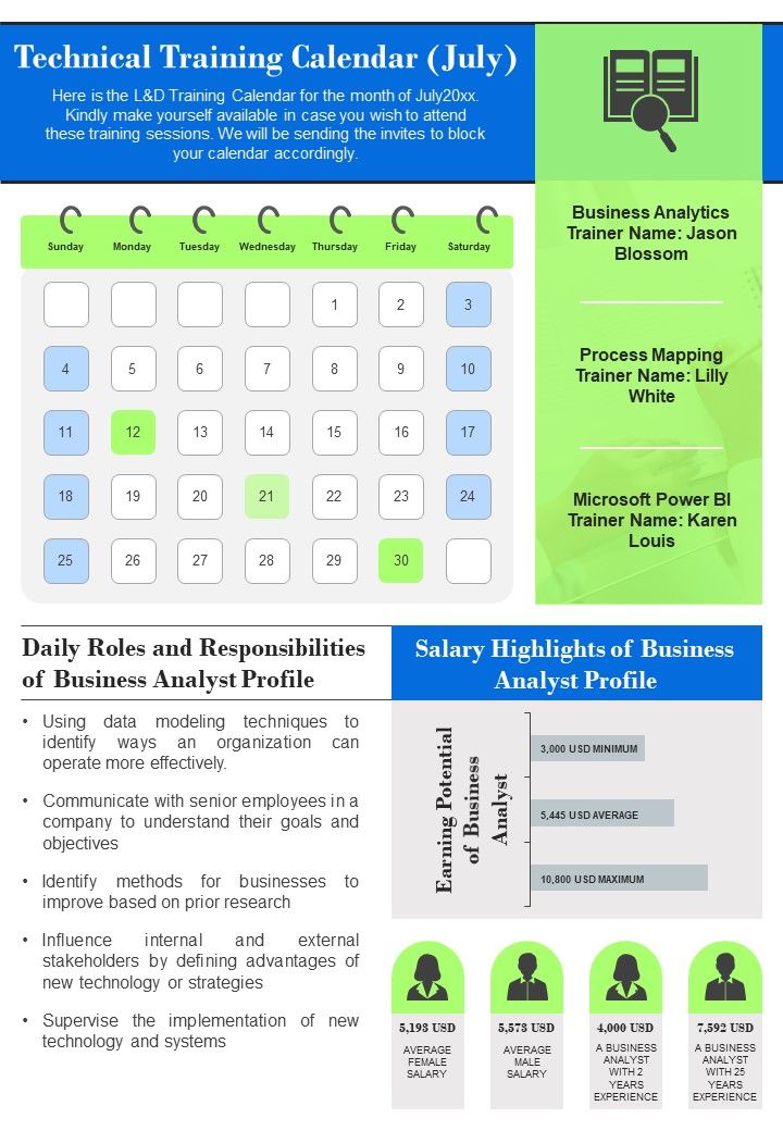 One Pager Newsletter For Business Consultant PDF Document PPT Template