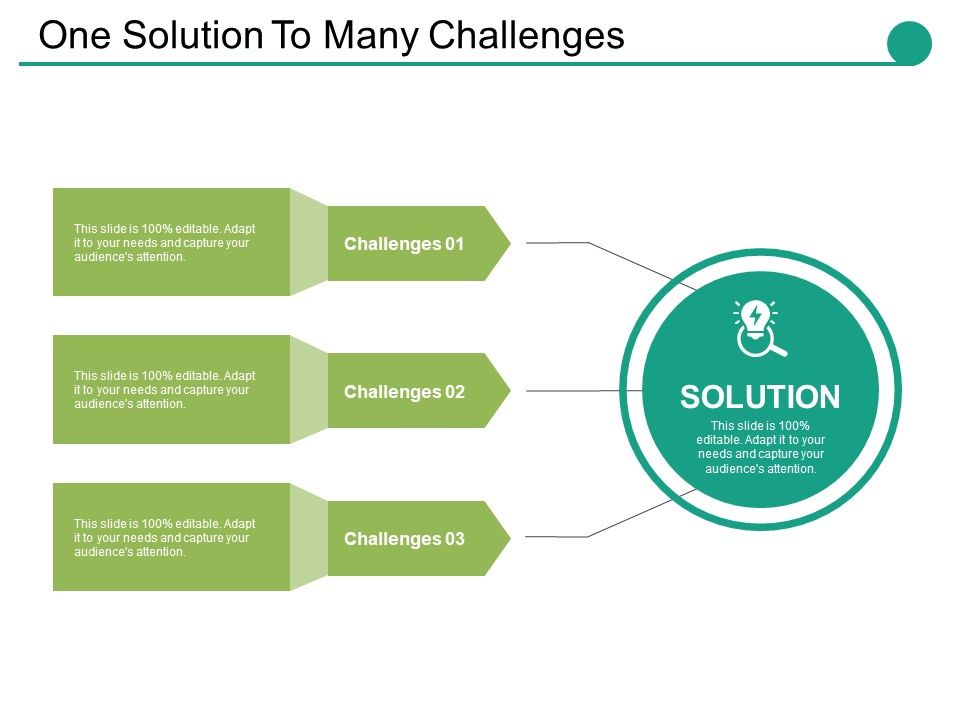 One_Solution_To_Many_Challenges_Ppt_PowerPoint_Presentation_Outline_Smartart_Ppt_PowerPoint_Presentation_Gallery_Outfit_Slide_1.jpg
