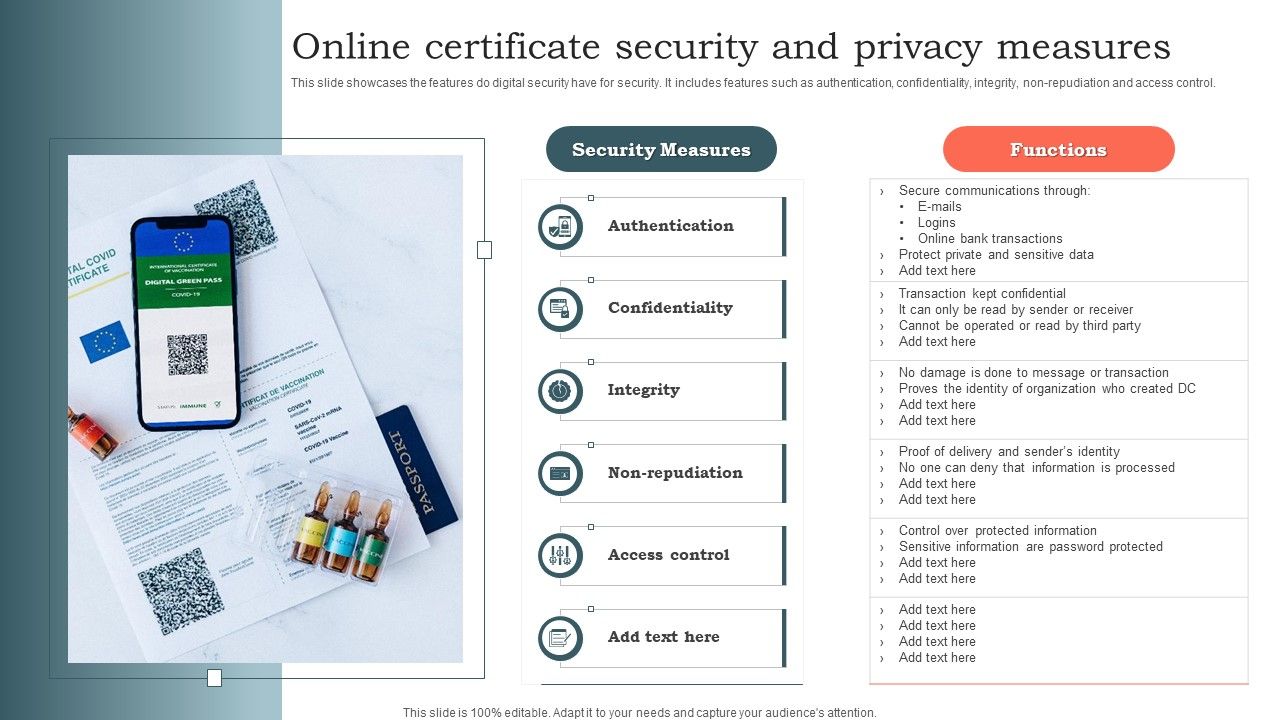 Online_Certificate_Security_And_Privacy_Measures_Ppt_Ideas_Gallery_PDF_Slide_1.jpg