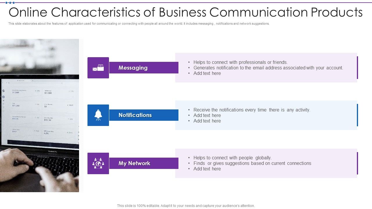 Online_Characteristics_Of_Business_Communication_Products_Elements_PDF_Slide_1.jpg