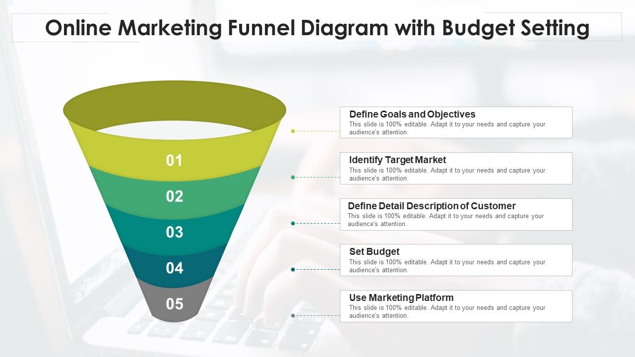 Online_Marketing_Funnel_Diagram_With_Budget_Setting_Ppt_PowerPoint_Presentation_File_Slide_Download_PDF_Slide_1.jpg